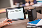 Imprimez en WiFi depuis vos appareils mobiles avec la titreuse PT-P750W